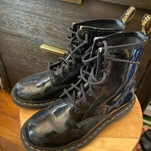 Patent Leather Doc Martens Boots